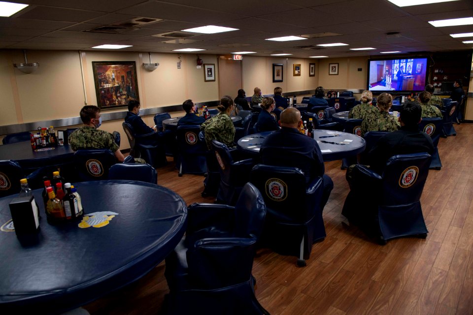USNS Comfort (T-AH 20) observes Easter Sunday (49770864952)