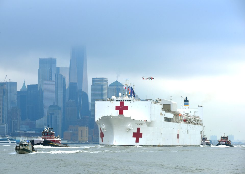 USNS Comfort New York City 2020