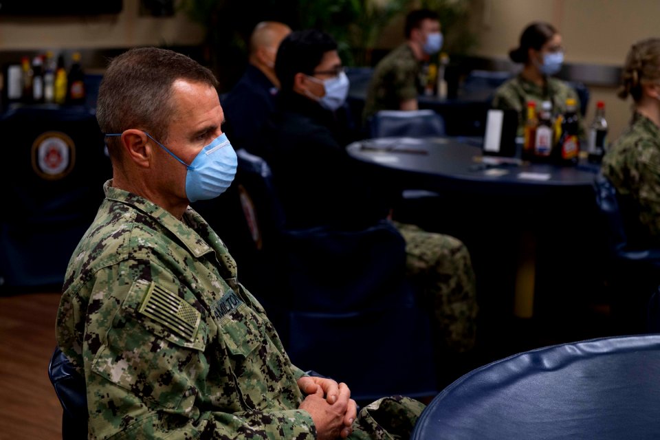 USNS Comfort (T-AH 20) observes Easter Sunday (49770539581)