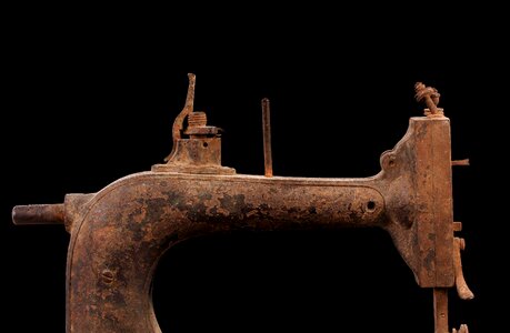 Antique sewing machine background