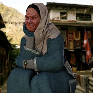 Highlands mediterranean headscarf