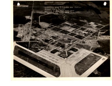 USNAS Bunker Hill Looking North 4000ft 9-17-1943