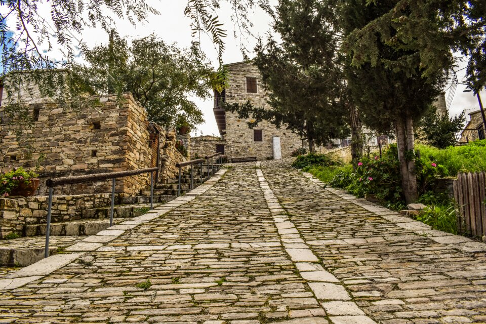 Wall stone village