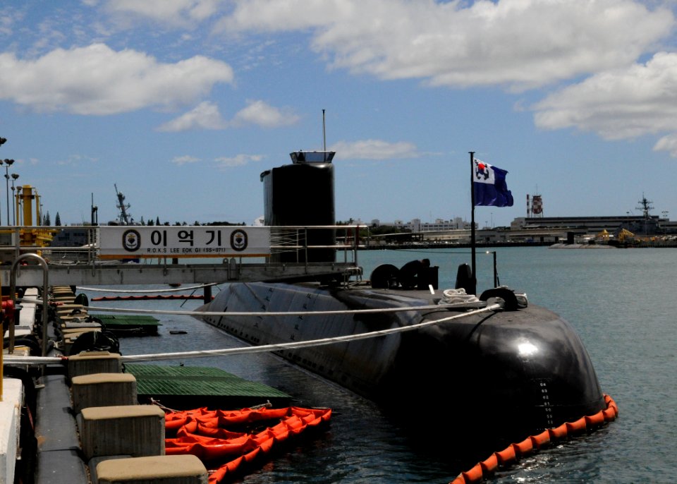 US Navy 100608-N-3560G-001 Lee Eokgi prepares for Rim of the Pacific (RIMPAC) 2010 pierside at Joint Base Pearl Harbor-Hickam, Hawaii