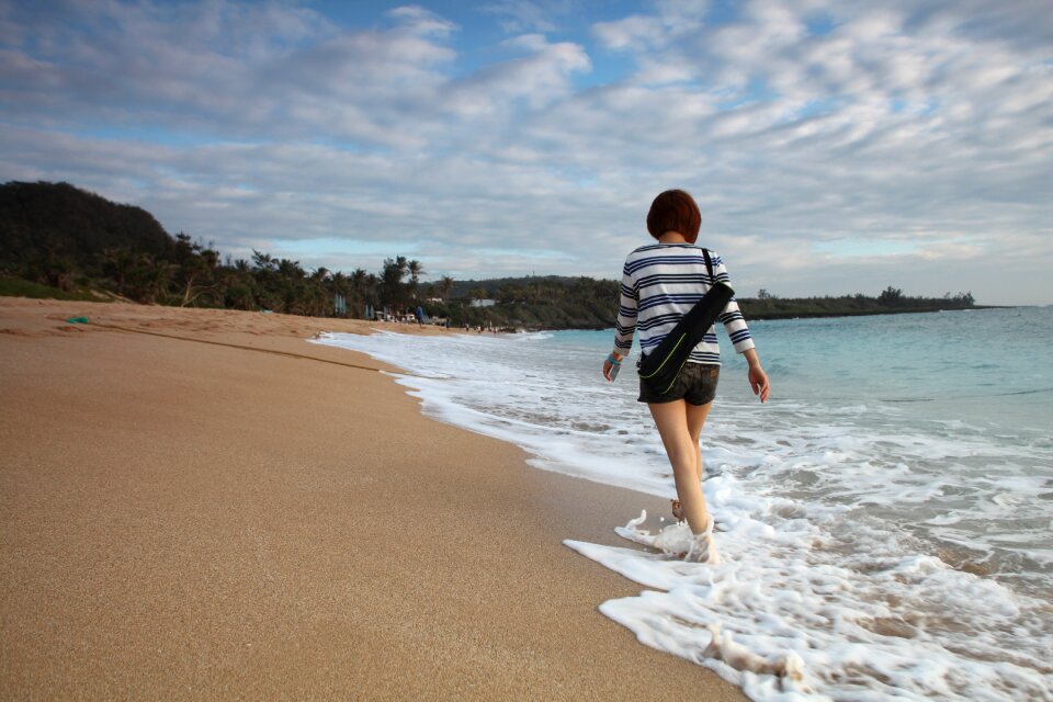 Beach vacation female photo