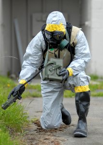US Navy 100608-N-9520G-002 erry Jeffries, a member of the Federal Emergency Management Agency (FEMA), Mobile Emergency Response Support (MERS) based in Fredrick, Md