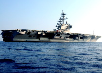 US Navy 100615-N-7908T-801 USS George H.W. Bush (CVN 77) transits the Atlantic Ocean