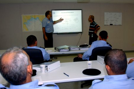 US Navy 100617-N-4482V-001 Iraqi sailors learn the fundamentals of shipboard engineering during a 90-day operations and maintenance training program in Morgan City, La