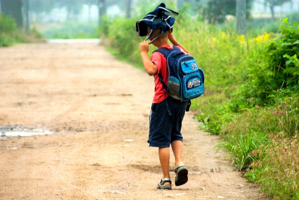 Boy children's morning