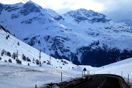 Cold ice panorama photo