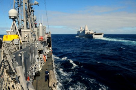 US Navy 100628-N-9301W-870 The amphibious transport dock ship USS New Orleans (LPD 18)