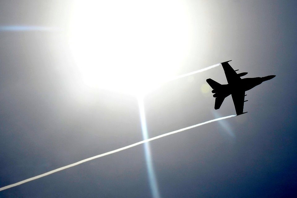 US Navy 100713-N-7317W-033 An F-A-18C Hornet assigned to the Ragin' Bulls of Strike Fighter Squadron (VFA) 37