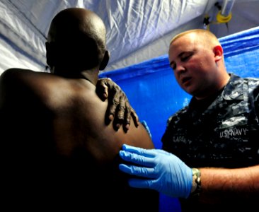US Navy 100716-N-7981E-634 Hospital Corpsman 3rd Class Ian Polage, assigned to Naval Medical Center San Diego, photo