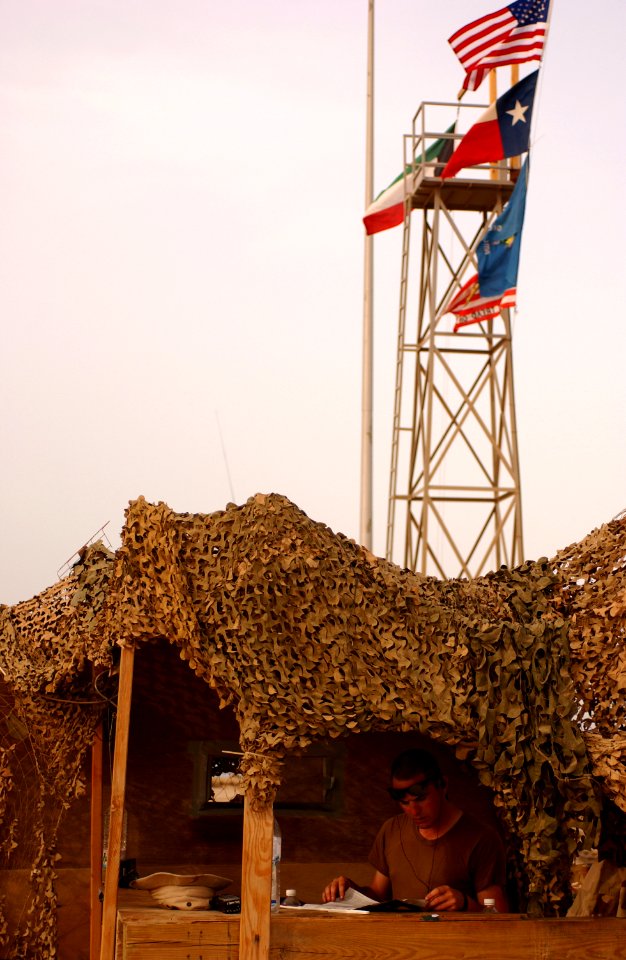 USN observation post in Kuwait