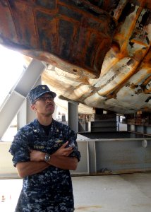 US Navy 100722-N-0000X-002 Lt. Cmdr. Severn Stephens, assigned to Carrier Task Force (CTF) 70,