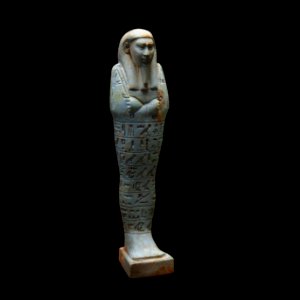 Ushebti figurine of Uah-ib-Rê-em-akhet-MAHG D 0007-IMG 1848-black