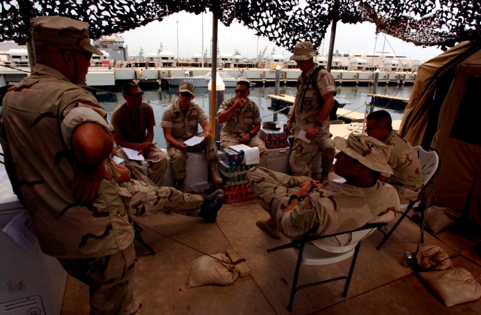 USN and USCG confer