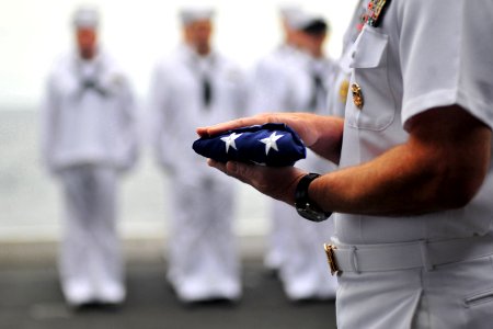 US Navy 100725-N-2953W-423 apt. Bruce H. Lindsey, commanding officer of the aircraft carrier USS Carl Vinson (CVN 70) photo