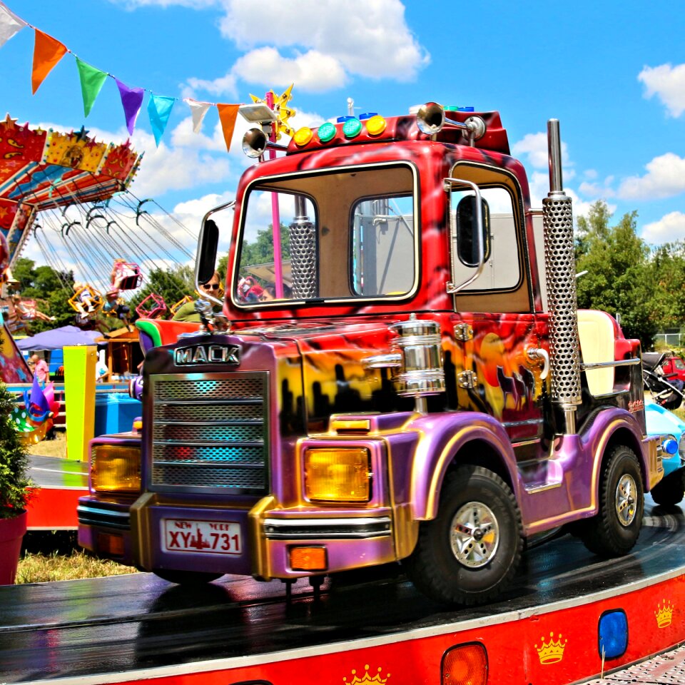 Fairground fair truck