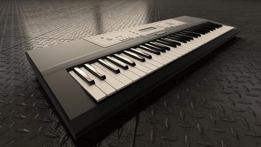 Musical instrument piano keys music