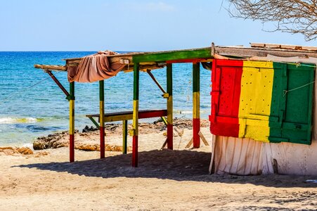 Decaying beach summer
