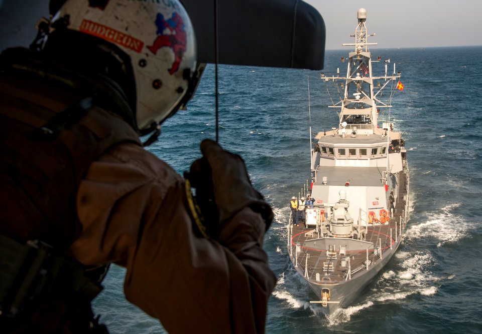 USCGC Baranof (WPB 1318) -- COMBAT CAMERA 140221-N-QP268-491
