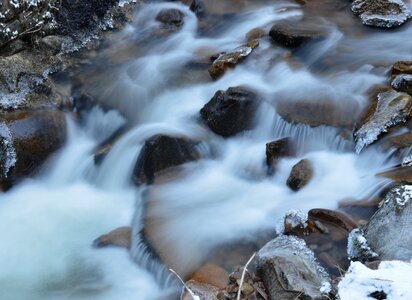 Cold nature black forest photo