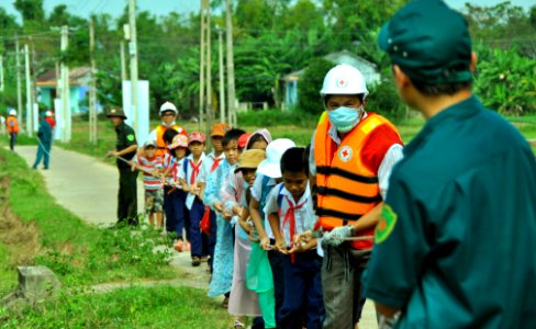 USAID, Red Cross Support Disaster Response Drill in Duy Hoa Commune, Quang Nam Province (8249568196)