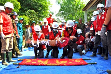 USAID, Red Cross Support Disaster Response Drill in Duy Hoa Commune, Quang Nam Province (8248480133)