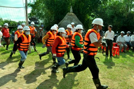 USAID, Red Cross Support Disaster Response Drill in Duy Hoa Commune, Quang Nam Province (8249574046)