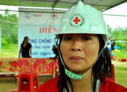 USAID, Red Cross Support Disaster Response Drill in Duy Hoa Commune, Quang Nam Province (8248430671)