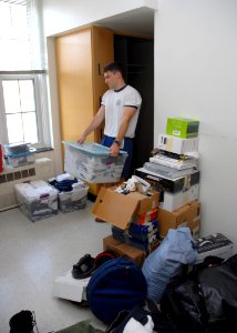 US Navy 100819-N-3857R-004 Brigade reformation begins as U.S. Naval Academy midshipmen return to their dorm rooms in Bancroft Hall after completing summer training