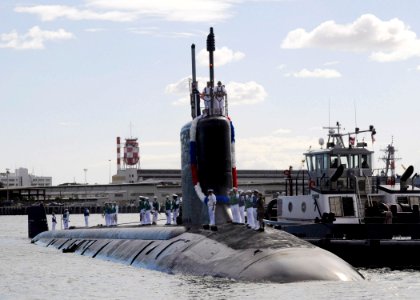 US Navy 100823-N-3560G-001 The Virginia-class attack submarine USS Texas (SSN 775) returns to Joint Base Pearl Harbor-Hickam after completing a scheduled deployment to the U.S. 4th Fleet area of responsibility