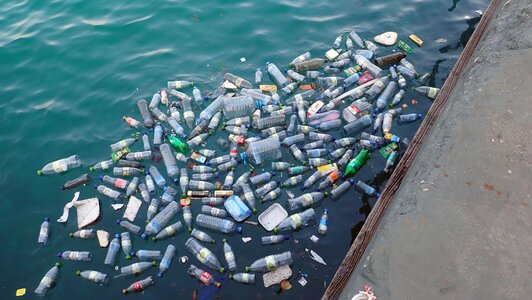 Waste environment bottle