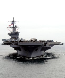 US Navy 100901-N-0808V-421 The Nimitz-class aircraft carrier USS Carl Vinson (CVN 70) and Carrier Air Wing (CVW) 17 are underway conducting local operations off the coast of Southern California