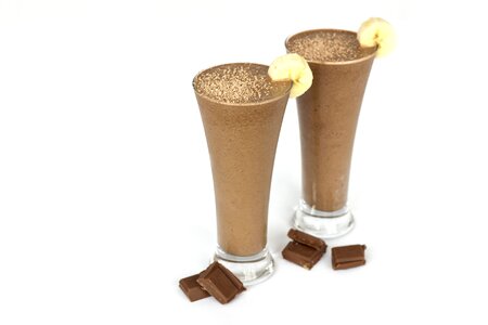 Banana healthy glass