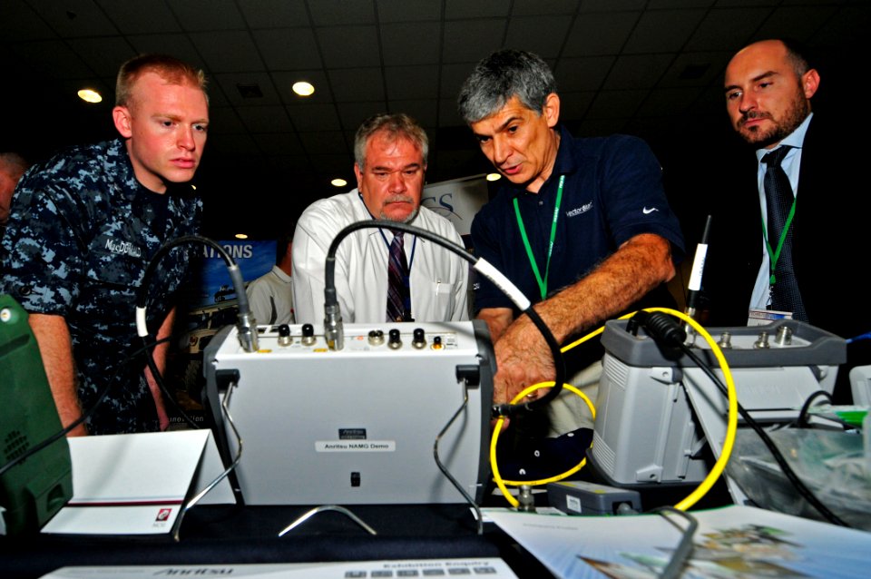 US Navy 100913-N-7364R-034 Sailor attends technology conference in Naples, Italy