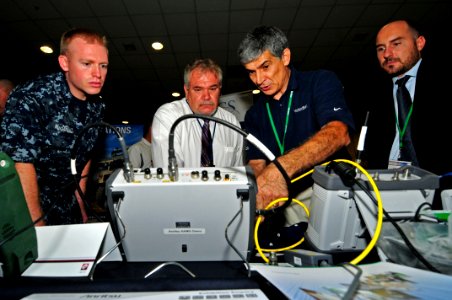 US Navy 100913-N-7364R-034 Sailor attends technology conference in Naples, Italy photo