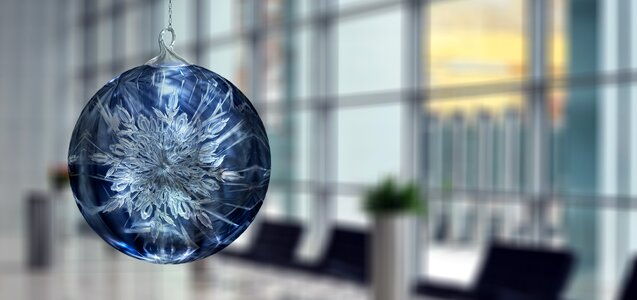 Office business christmas ornament