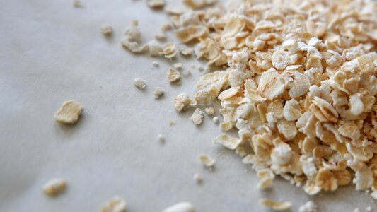 Oat whole grains food