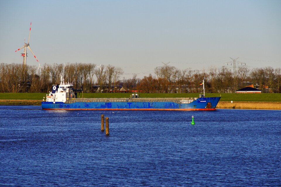 Industry river freighter