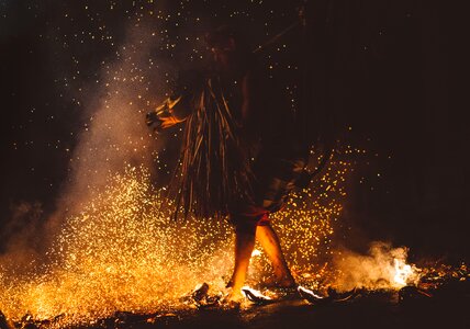 Costume props fire