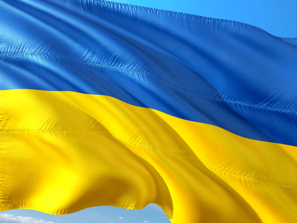 International flag ukraine