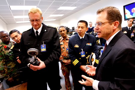 US Navy 101026-N-8863V-685 Nineteen foreign naval attaches toured NSWC Corona, the Navy's newest federal lab