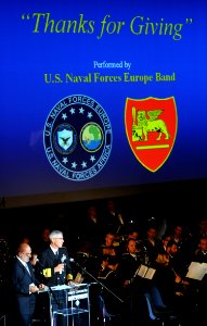 US Navy 101119-N-7280V-075 Adm. Samuel J. Locklear, III, commander of U.S. Naval Forces Europe-Africa, speaks to more than 420 military and civilia photo