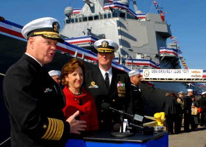 US Navy 101120-N-3737T-229 Commissioning of USS Gravely (DDG 107)