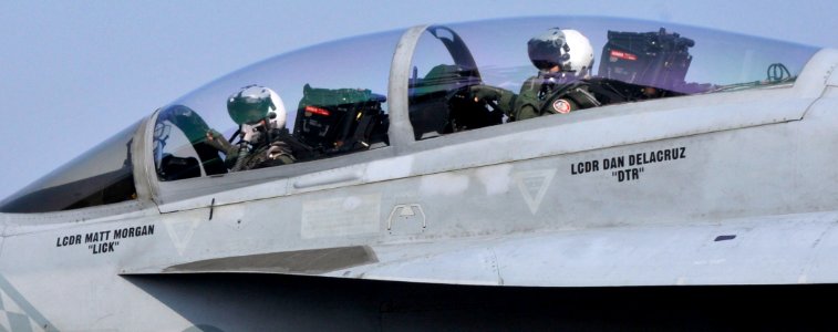 US Navy 101129-N-7103C-124 An F-A-18F Super Hornet from the Diamondbacks of Strike Fighter Squadron (VFA) 102 prepares to launch from the aircraft