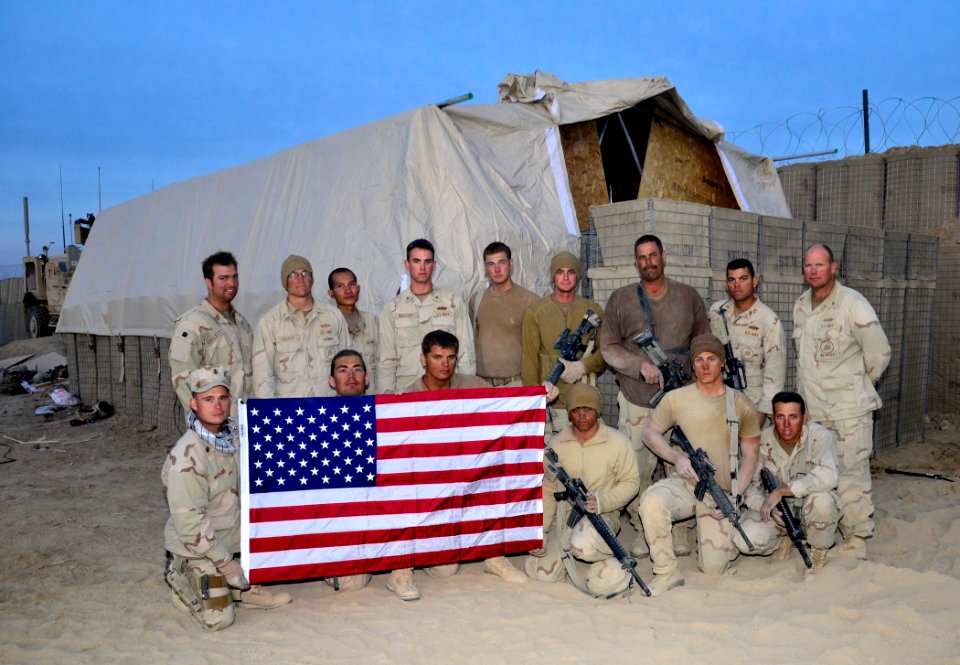 US Navy 101219-N-6436W-016 Active duty and reserve component Seabees assigned to Naval Mobile Construction Battalions 40, 18 and 26 secure and fort