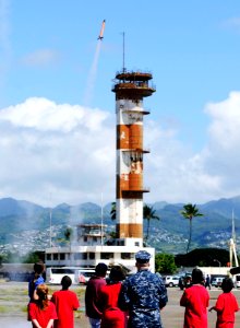 US Navy 110208-N-WP746-161 About 30 students from Pearl Harbor Kai Elementary School celebrate their graduation from the STARBASE Atlantis program