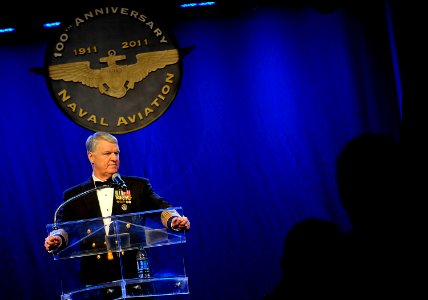 US Navy 110212-N-8273J-153 Chief of Naval Operations (CNO) Adm. Gary Roughead delivers remarks during photo
